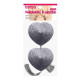 Пестисы LoveToy Reusable Glitter Heart Tassel Nipple Pasties