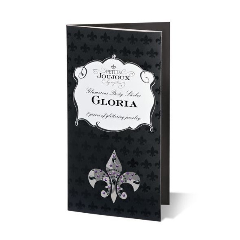 Пестіс із кристалів Petits Joujoux Gloria set of 2 Чорний/Червоний