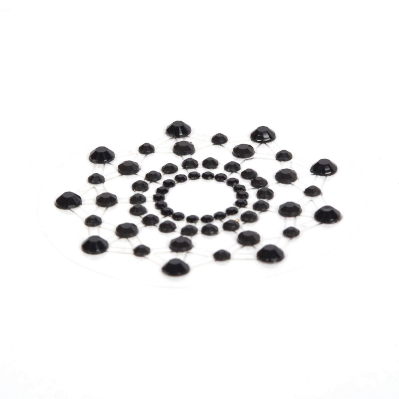 Пэстис из кристаллов Bijoux Indiscrets Mimi Черные