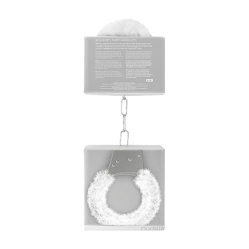 Наручники Ouch! Beginner's Handcuffs Furry White