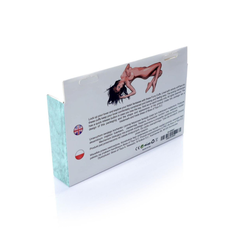 Наручники Fetish B - Series Series Furry Cuffs Blue