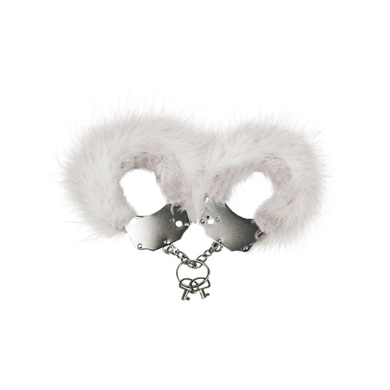 Наручники металеві Adrien Lastic Handcuffs Білі