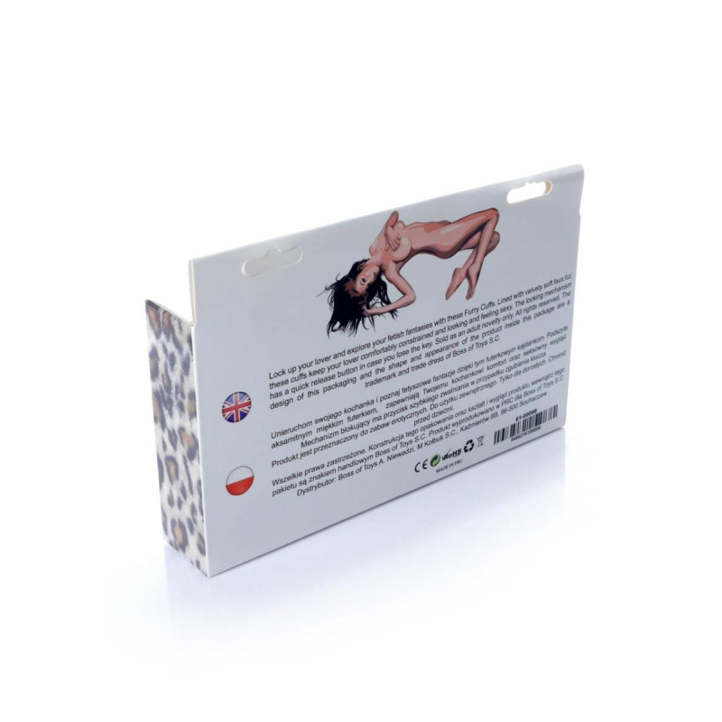 Наручники Fetish B - Series Series Furry Cuffs Leopard