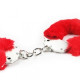 Наручники LoveToy Fetish Pleasure Fluffy Hand Cuffs Red