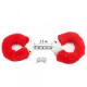 Наручники LoveToy Fetish Pleasure Fluffy Hand Cuffs Red