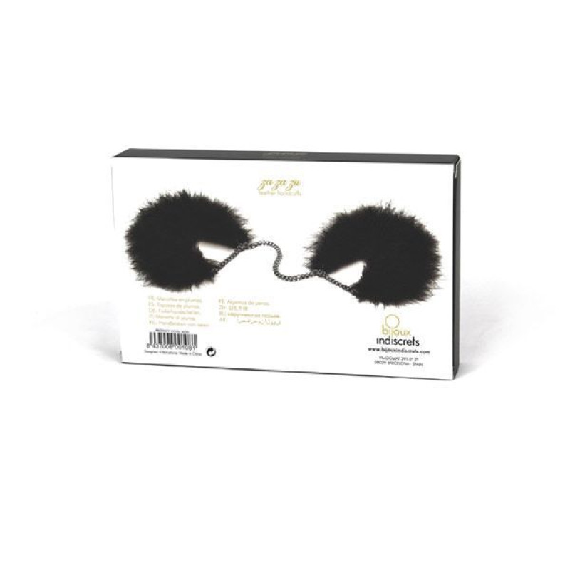 Пушистые наручники Bijoux Indiscrets Za za zu - feahter handcuffs