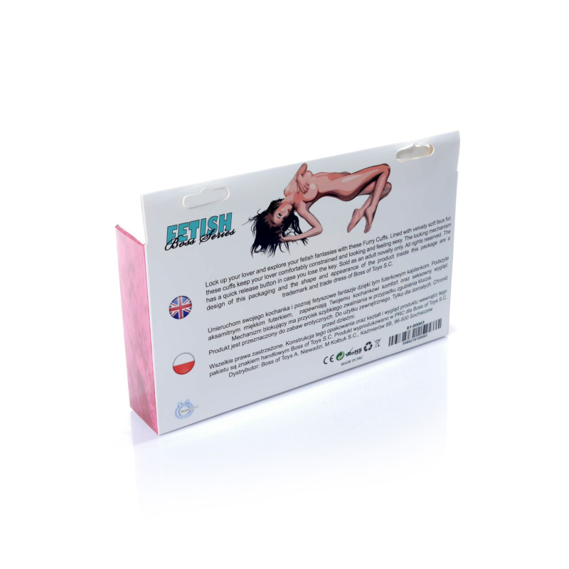 Наручники Fetish B - Series Series Furry Cuffs Pink