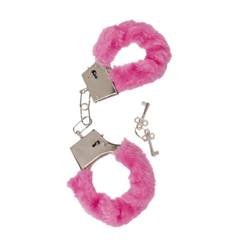 Наручники OOTB Plush Handcuffs With Keys Pink