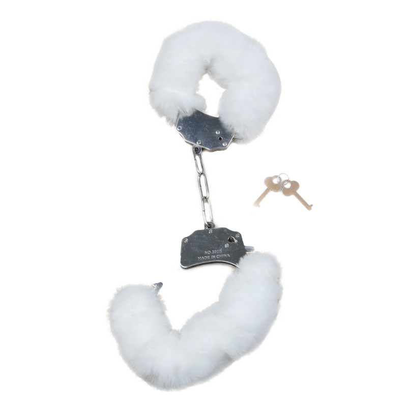 Наручники Fetish B - Series Series Furry Cuffs White