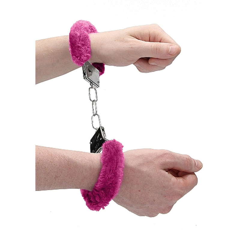 Наручники Ouch! Beginner's Handcuffs Furry Pink