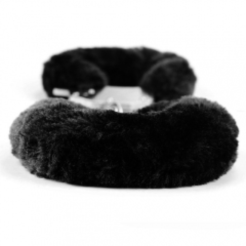Наручники LoveToy Fetish Pleasure Fluffy Hand Cuffs Black