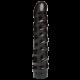 Дилдо Doc Johnson CodeBlack - 8 Inch Raging Vac-U-Lock со стимулирующим рельефом, диаметр 3,8 см