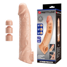 Удлинительная насадка на член Pretty Love Extension Penis Sleeve 26 см Flesh