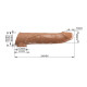 Удлинительная насадка на член Pretty Love Extension Penis Sleeve 26 см Latin