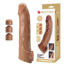 Удлинительная насадка на член Pretty Love Extension Penis Sleeve 26 см Latin