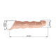 Удлинительная насадка на член Pretty Love Extension Penis Sleeve 28 см Flesh