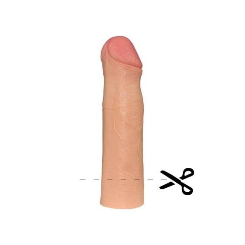 Насадка на член LoveToy Revolutionary Silicone Nature Extender Add 2 Brown 142