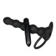 Насадка для подвійного проникнення LoveToy Anal Indulgence Collection Vibrating Rock Balled Double Prober