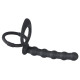 Насадка для подвійного проникнення Black Velvets Cock & Ball Ring