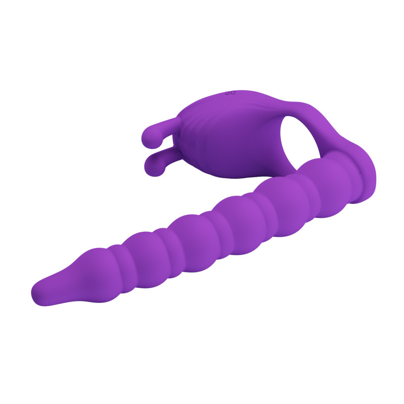 Кільце-насадка для подвійного проникнення Pretty Love Blackney Vibrating Enhacer Purple