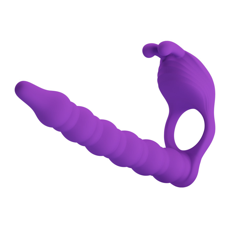 Кільце-насадка для подвійного проникнення Pretty Love Blackney Vibrating Enhacer Purple