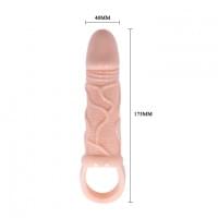 Насадка на пеніс LyBaile Men Extension Vibrating Penis Sleeve 13,5 x 3,5 см