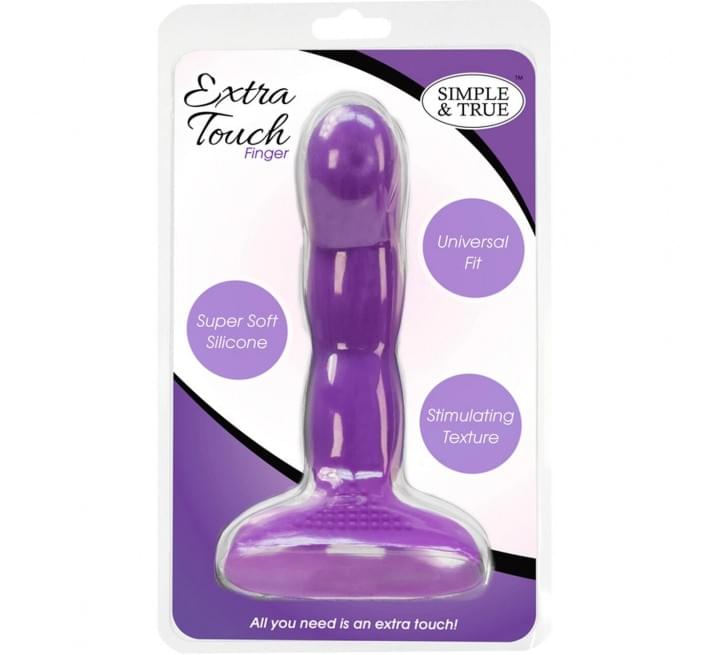 Насадка на палец Simple&True Extra Touch Finger Dong Фиолетовая
