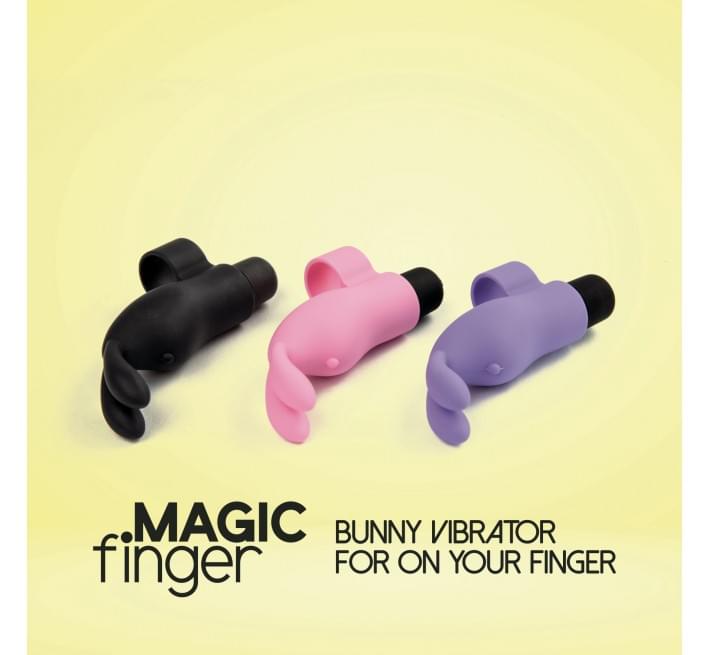 Вібратор на палець FeelzToys Magic Finger Vibrator Чорний