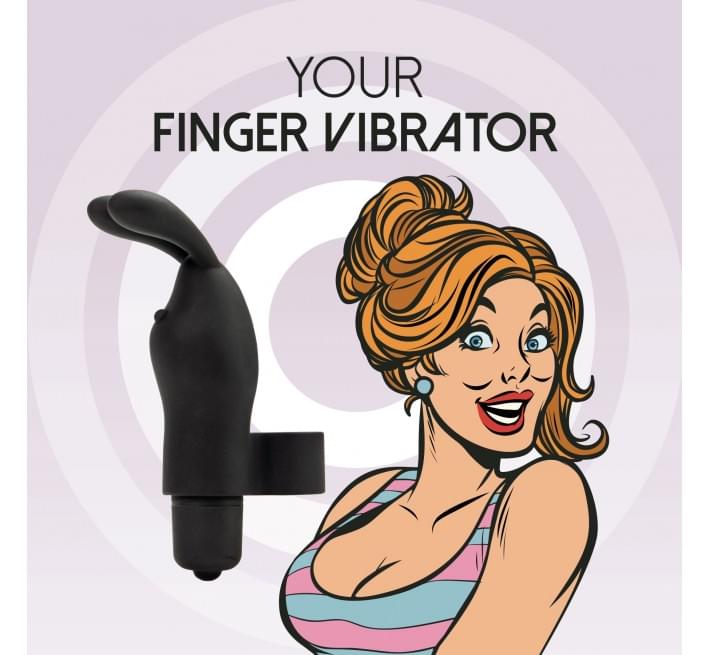 Вібратор на палець FeelzToys Magic Finger Vibrator Чорний