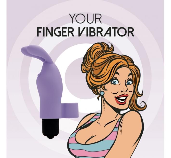 Вібратор FeelzToys Magic Finger Vibrator Фіолетовий