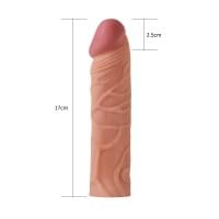 Насадка на пеніс, що подовжує LoveToy Pleasure Extender 1 extension Sleeve Flesh