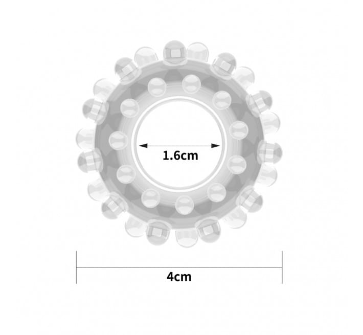 Ерекційне кільце LoveToy Power Plus Cockring 2 Прозоре