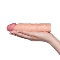 Насадка на пеніс, що подовжує LoveToy Pleasure Extender 1 extension Sleeve Flesh