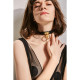 Ошейник-чокер с кольцом Кожаный UPKO Leather Cosplay Choker M