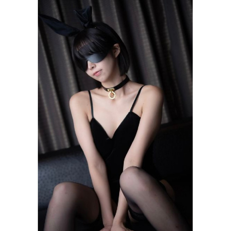 Ошейник-чокер с кольцом Кожаный UPKO Leather Cosplay Choker M
