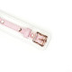 Нашийник з повідцем Liebe Seele White & Pink Fairy Goat Leather Collar