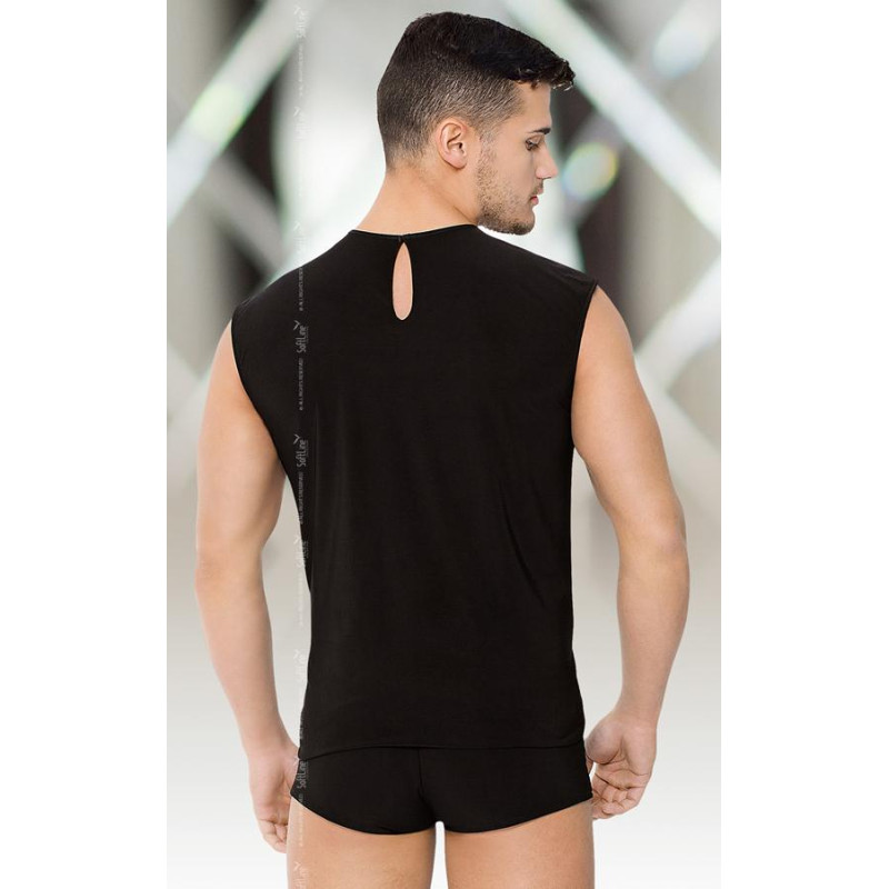 Трусы и майка Softline Shirt and Shorts 4604 Черные M/L