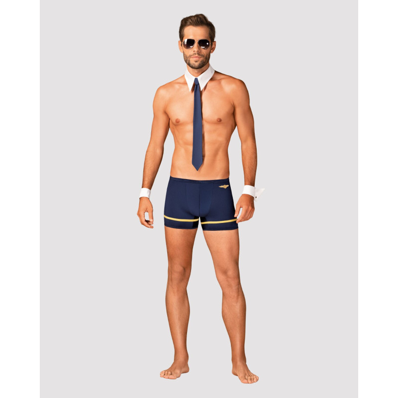 Эротический костюм пилота Obsessive Pilotman set 2XL/3XL