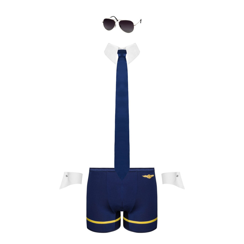 Эротический костюм пилота Obsessive Pilotman set 2XL/3XL