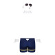 Эротический костюм пилота Obsessive Pilotman set 2XL/3XL