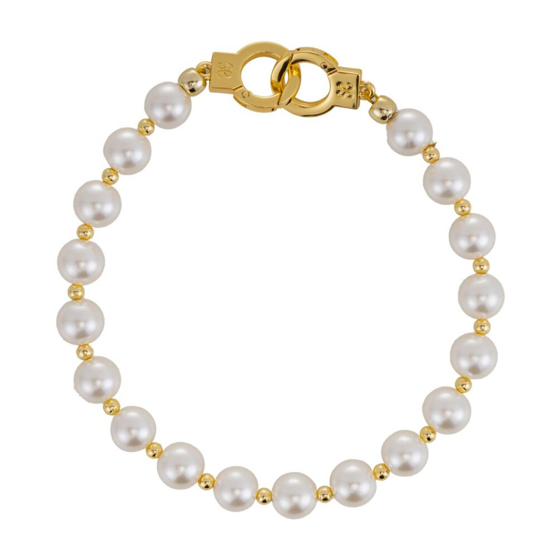 Перлинні наручники та поножі LOCKINK Pearl Handcuffs & Anklecuffs