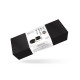 Наручники с цепочкой Liebe Seele Black Organosilicon Wrist Cuff, экокожа