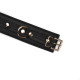 Наручники с цепочкой Liebe Seele Black Organosilicon Wrist Cuff, экокожа