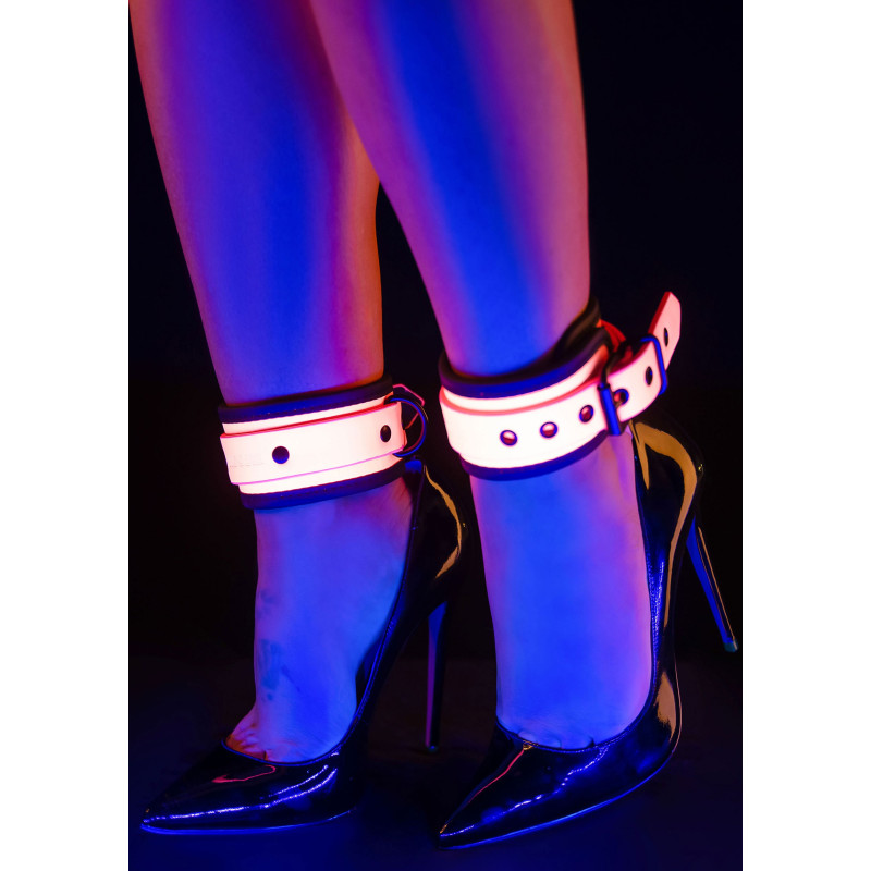 Поножі, що світяться в темряві Taboom Ankle Cuffs, рожеві
