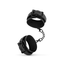 Наручники Bedroom Fantasies: Faux Leather Handcuffs One Size, черные