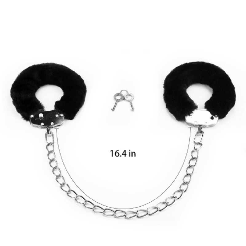 Поножі LoveToy Fetish Pleasure Fluffy Leg Cuffs