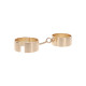 Наручники Taboom Slave Wrist Cuffs, металеві, золотисті