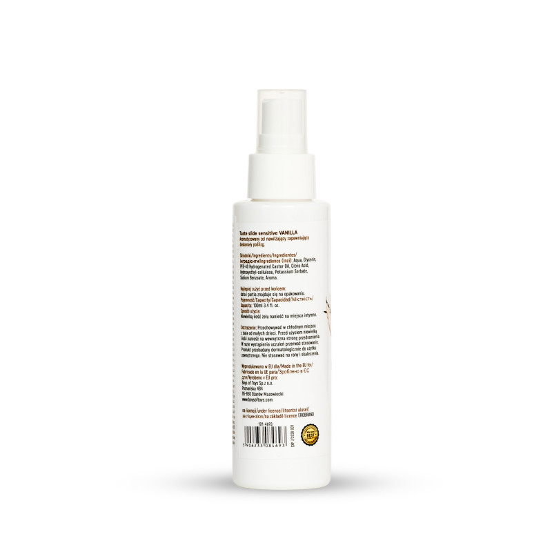 Інтимний гель-лубрикант MyLove Taste Slide Sensitive Vanilla, 100 мл