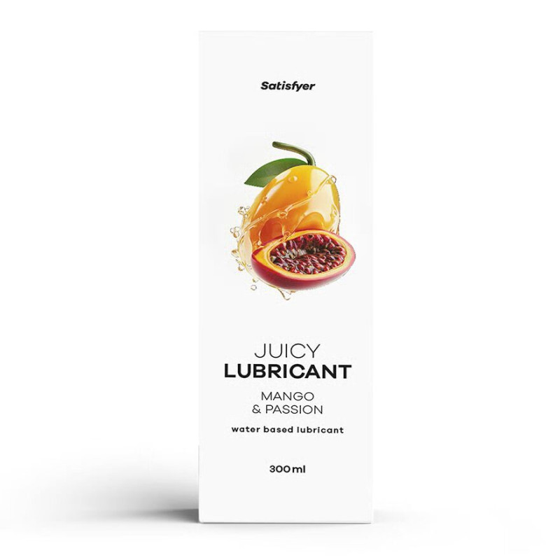 Лубрикант на водній основі Satisfyer Juicy Lubricant Mango & Passion water based 300 мл