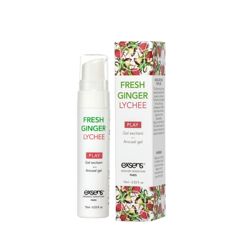 Стимулюючий гель EXSENS Kissable Fresh Ginger Litchi 15 мл